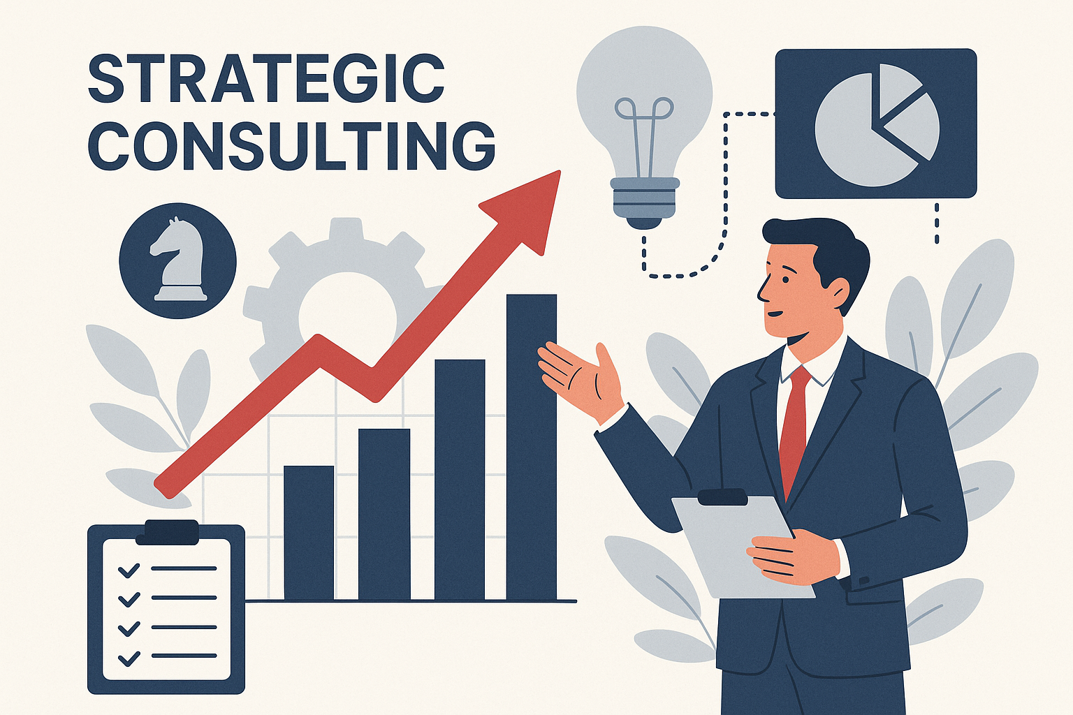 Strategic consulting and business transformation visualization